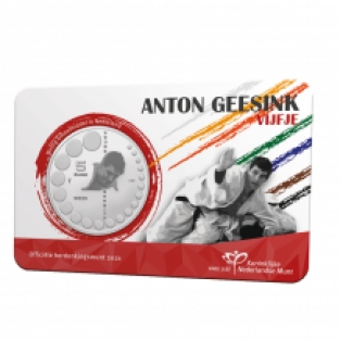 Anton Geesink Vijfje 2021 Coincard in UNC-kwaliteit