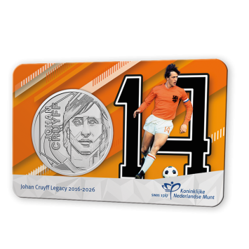 Johan Cruyff Legacy 2016–2026  – Penning in coincard Oranje-Ajax Editie