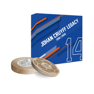 Johan Cruyff Legacy 2016–2026  – Zilver 1 ounce in doos en munthouder