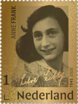 Gouden postzegel Anne Frank 2020