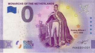 0 Euro Nederland 2020 Koning Willem I Anniversary