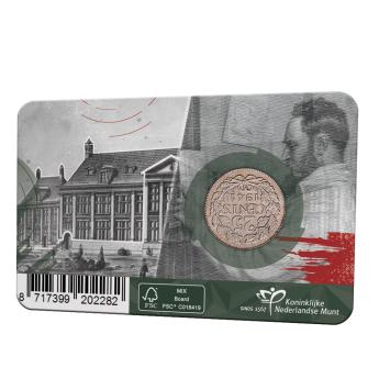 Numismatische Coincard Laatste zilveren kwartje