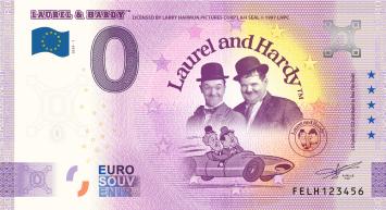 0 Euro Malta 2024 Laurel & Hardy - Racecar