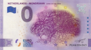 0 Euro Nederland 2020 Mondriaan; Avond de rode boom Anniversary