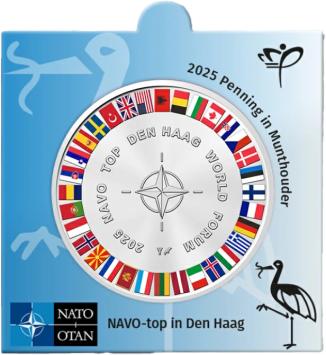 Nederland 2025 Holland Coin Fair Navo-top penning in munthouder KNM