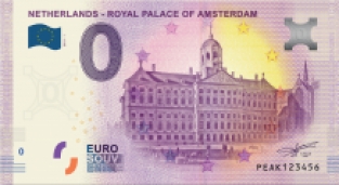 0 Euro Nederland 2019 Royal Palace of Amsterdam