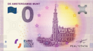 100 x 0 Euro Nederland 2019 De Amsterdamse Munt