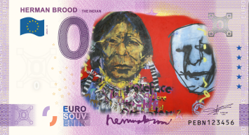 0 Euro Nederland 2023 - Herman Brood The Indian KLEUR