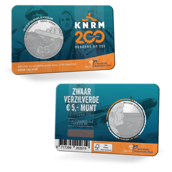 KNRM 200 jaar Vijfje 2024 BU-kwaliteit in coincard