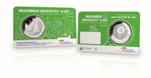 Wageningen Universiteit Vijfje 2018 Coincard in UNC-kwaliteit